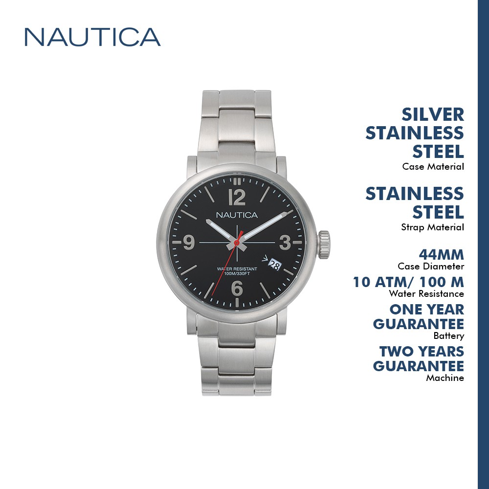 Nautica Jam Tangan Pria Aventura NAPAVT006 Rantai