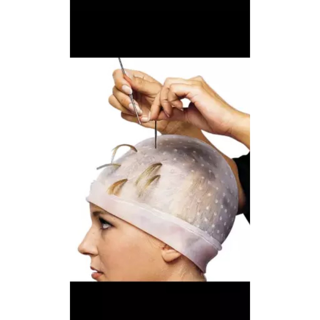 topi untuk cat rambut bleaching semir pikok perlengkapan salon barber