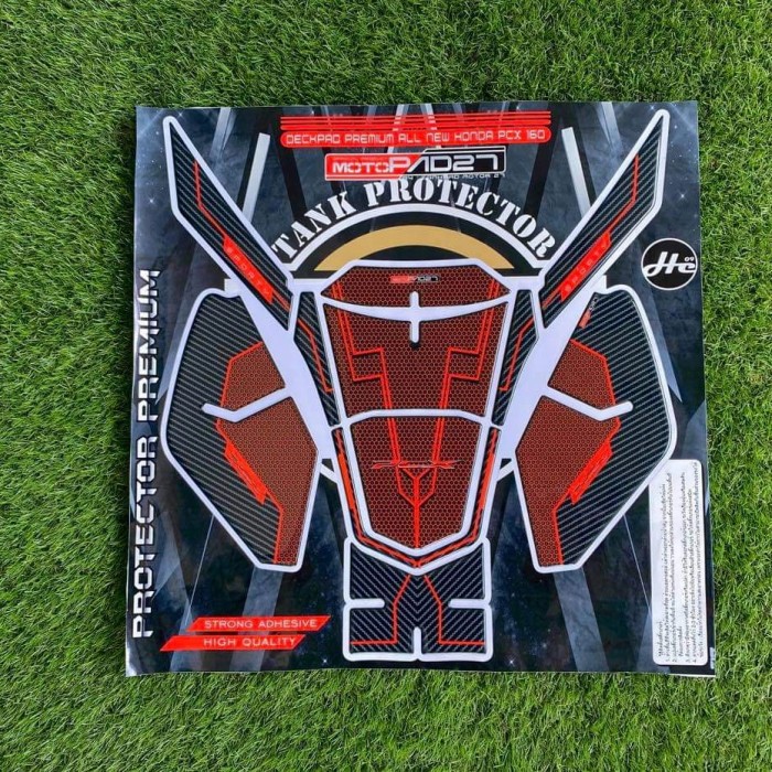 stiker sticker tankpad resin full set NEW PCX 160 PREMIO GEN 2 - lis merah