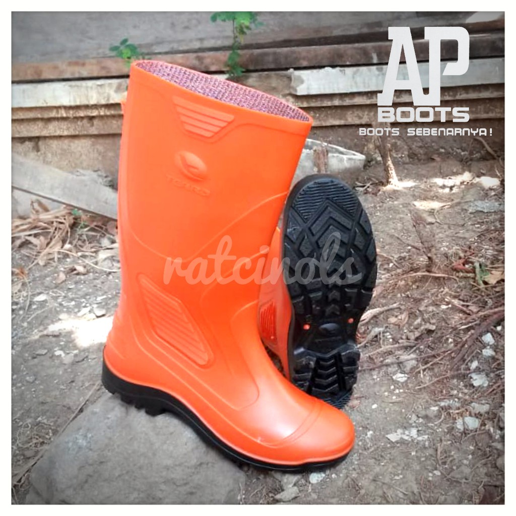 SEPATU AP BOOT TERRA ECO 3 ORANGE