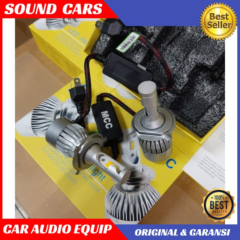 Bohlam Mobil Ayla LED H4 Super Terang Best Quality Garansi Original