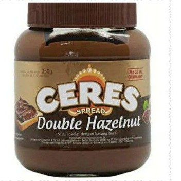 

Ceres Double Hazelnut 350gr | Selai Oles cokelat dengan Kacang Hanzel