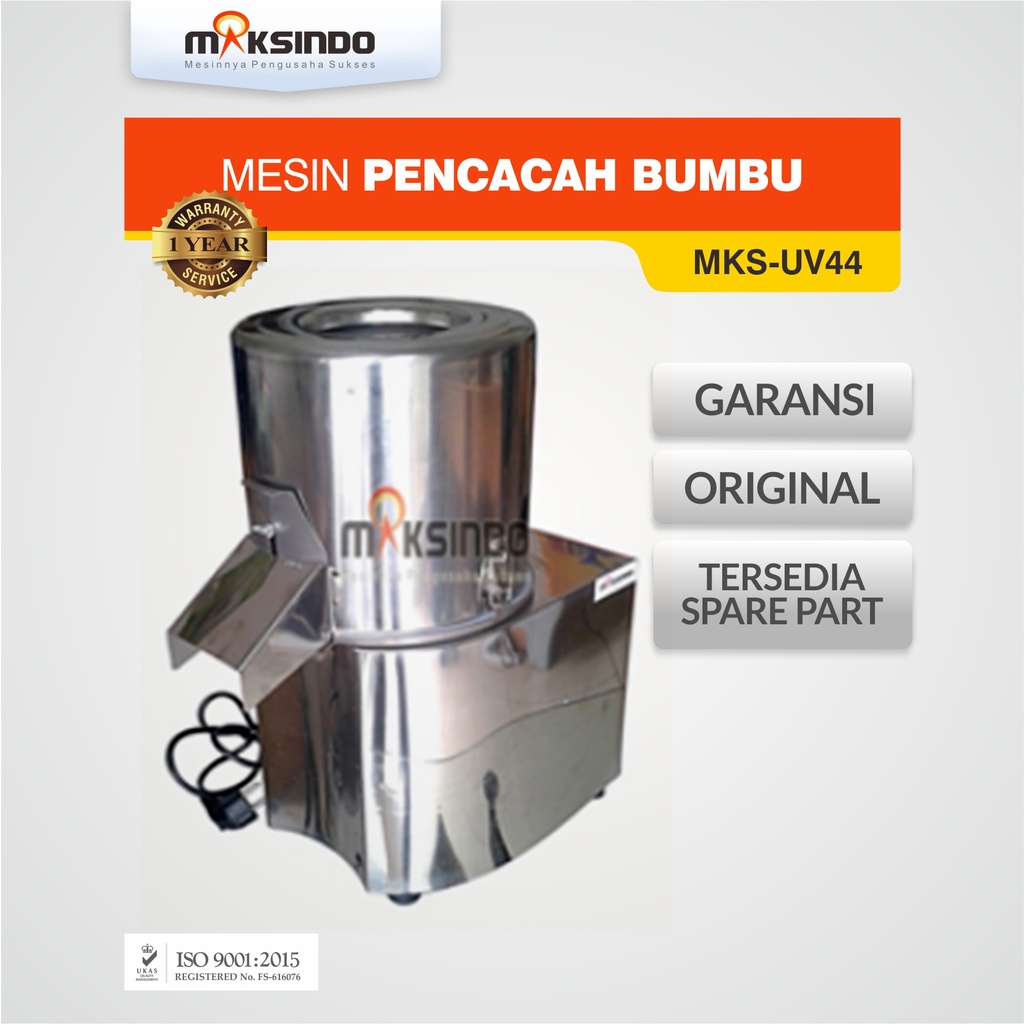 Jual Mesin Giling Bumbu Dapur Universal Fritter Mini Mks Uv44