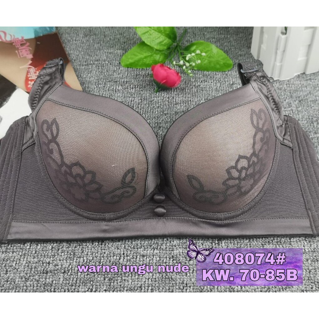 Bra Padding / BH Wanita Import Seri 408074 - Busa Tabal, Kawat