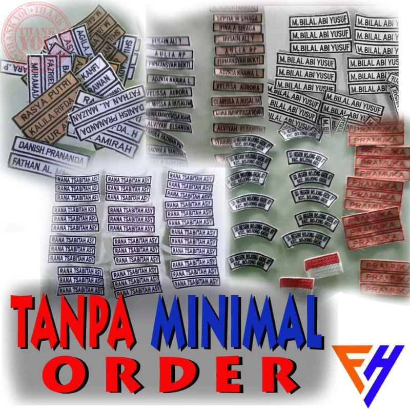 BORDIR NAMA.emblem nama.BORDIR SISWA PESANTREN.emblem siswa.BORDIR NAMA SISWA.emblem nama siswa.PAPA