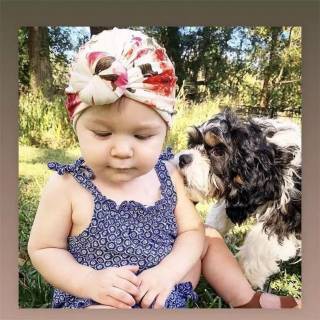 Turban bayi newborn /Turban Gasyil/ Turban donat motif / Turban anak perempuan