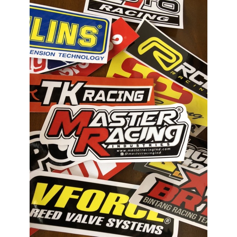 stiker satu set racing