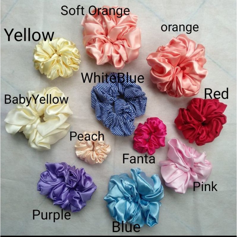 Scrunchies Ikat Rambut Aesthetic