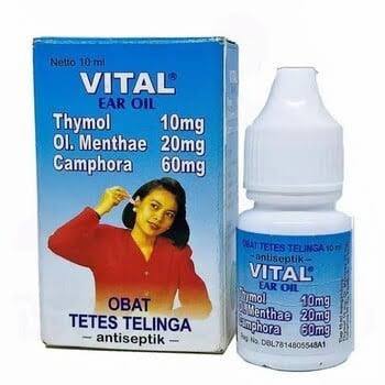 VITAL EAR OIL I OBAT TETES TELINGA ANTI BIOTIK