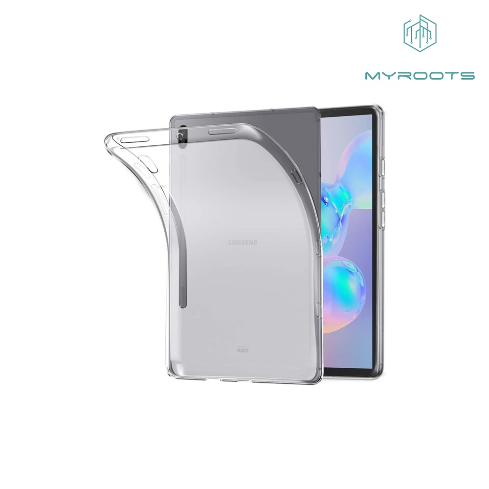 Myroots Clear Case Samsung TAB S7 + PLUS S7 FE T730 S7 T875 A7 T505 A7 LITE T225 S6 T860 T865 10.5 Silikon Bening Tablet