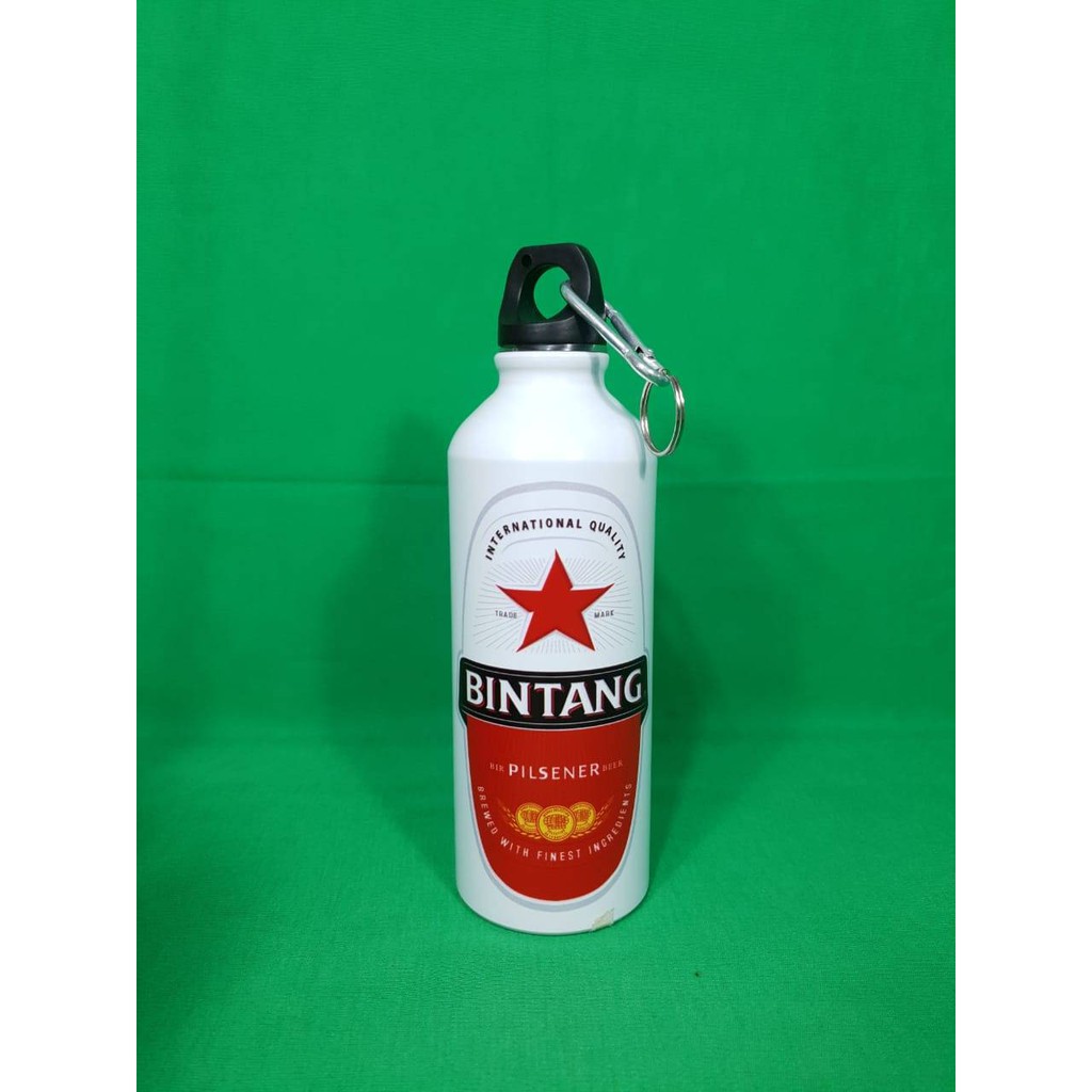 BOTOL MINUM UNIK TUMBLER MURAH LUCU BAGUS HIT VIXAL BAYGON WIPOL BOTOL MINUM CUSTOM 500 ML-Bir Bintang
