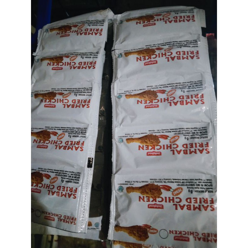 

sambal sachet indofood putih