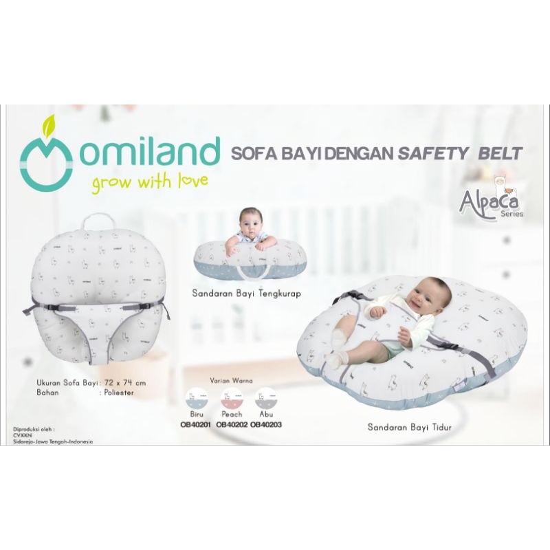 Omiland Sofa Bayi Alpaca Series