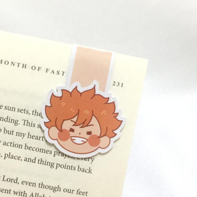

Magnetic Bookmark Haikyuu Custom - Pembatas Buku Magnet Lucu (READ DESC BOX)