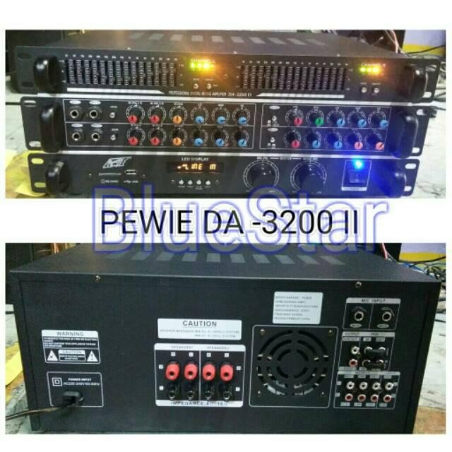 Amplifier Karaoke Pewie DA 3200 II