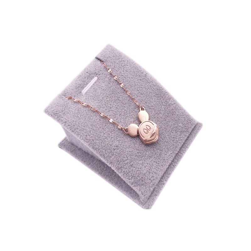 Bisa Cod Fashion Fine Kalung Wanita 18K Emas Asli Pendant Rose Gold Women Necklace