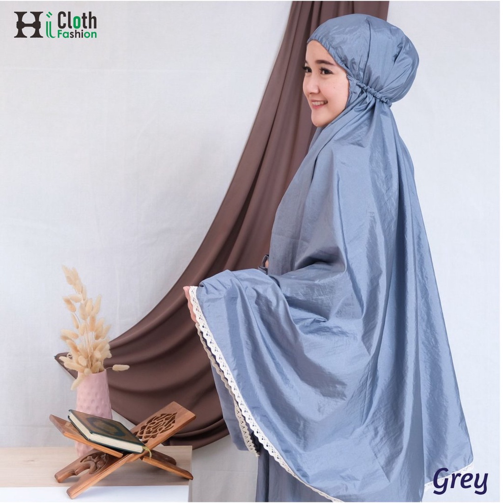 Mukena Travel Jumbo Dewasa I Mukenah Parasut Premium I Mukena Traveling Bahan Tebal