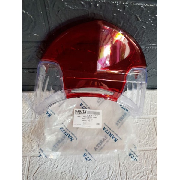 KACA MIKA LAMPU STOP BELAKANG VARIO 110 F1 LED MERAH PUTIH