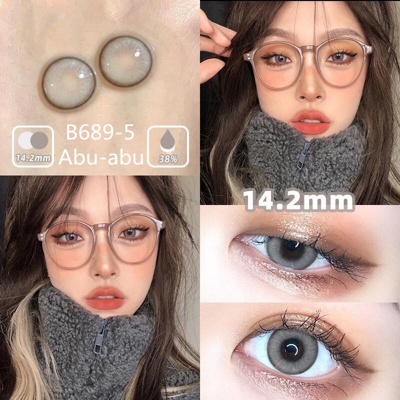 （COD）1 pasang lensa kontak warna diameter 14-14.50MM softlenssoftlens matasoftlens mata korea