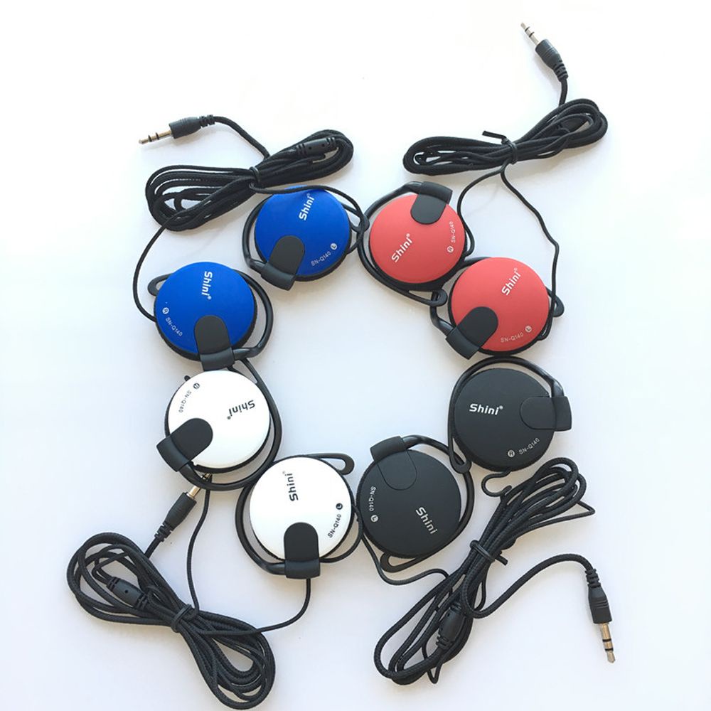 QUINTON Multiple Color Headset Stereo Headphone Earphone Bass Sport For Phone Wired Earpiece 3.5mm Ear Hook/Multicolor