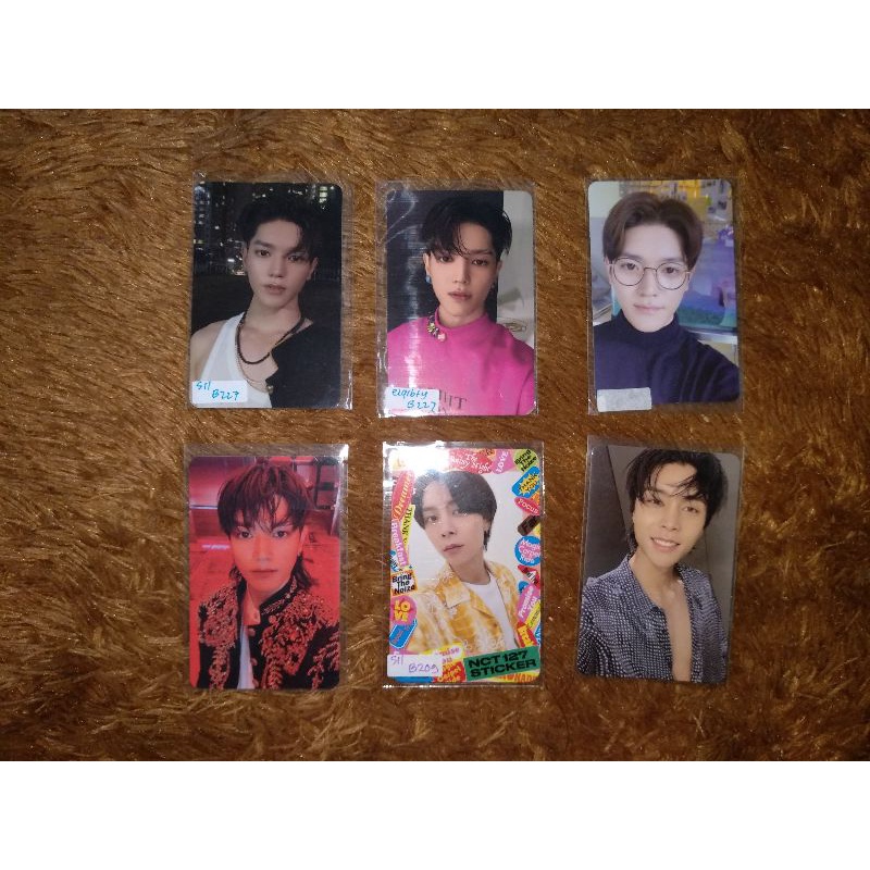 PC Taeyong Seoul city seoulcity sticky Ar selca Jewel case sticker kihno tragic