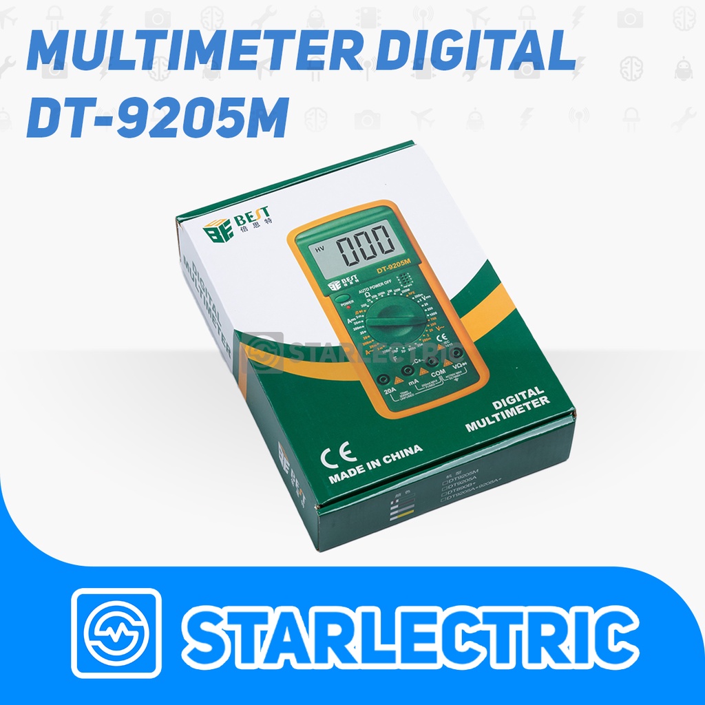 Multimeter Digital DT-9205M DT9205M DT 9205