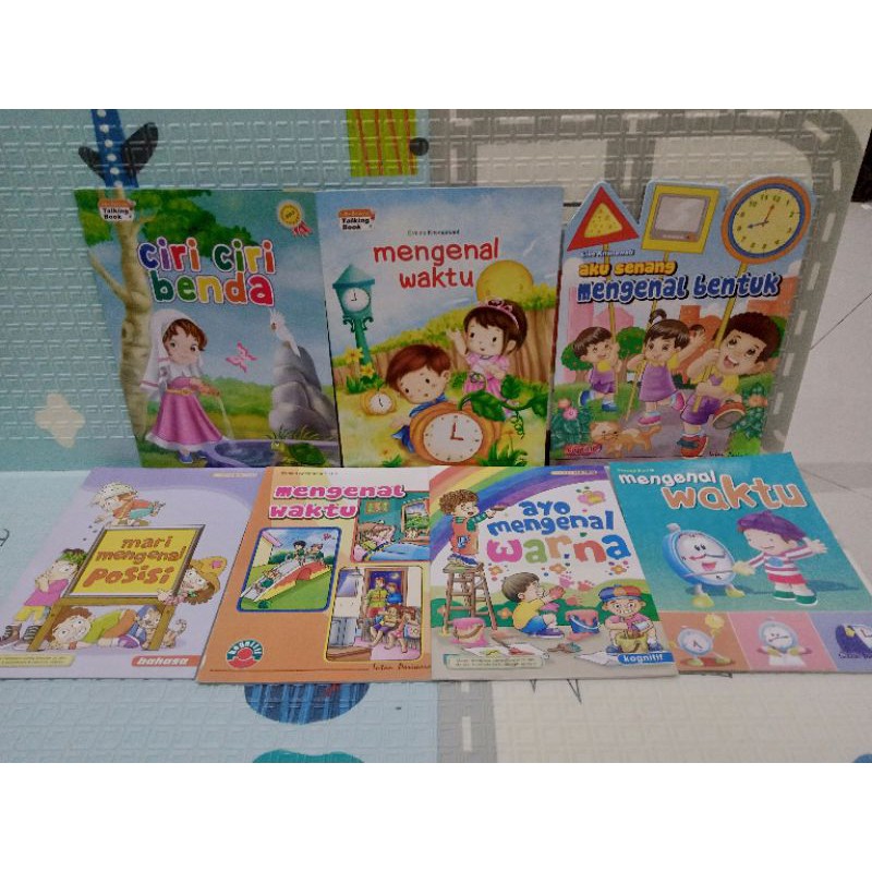 Promo Intan Pariwara Buku Anak Paud / TK Mengenal Warna Bentuk dan Waktu