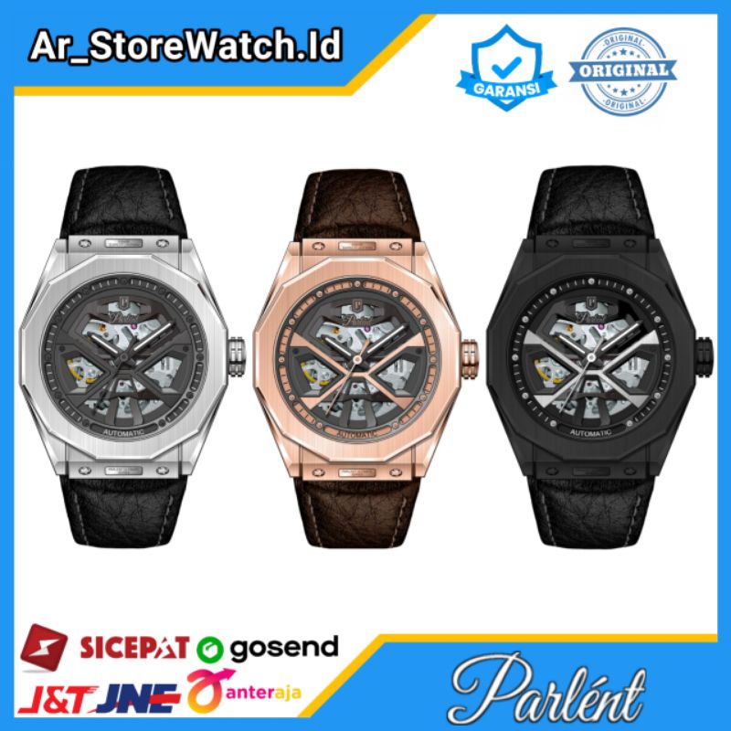 Jam Tangan Automatic Pria Parlent Equilibrium Spesialis Mesin Automatic Seiko Original