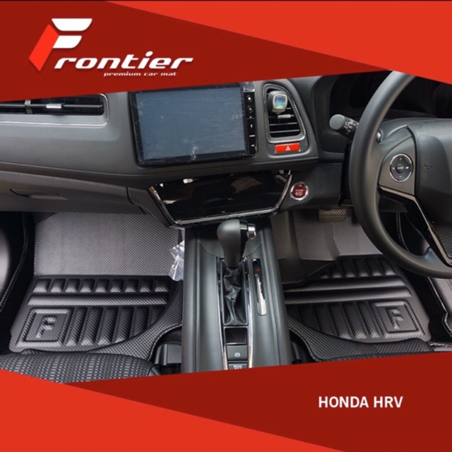 PromoKarpet Frontier Tipe Premium Black 2 Baris:HRV,Yaris,Jazz,Brio