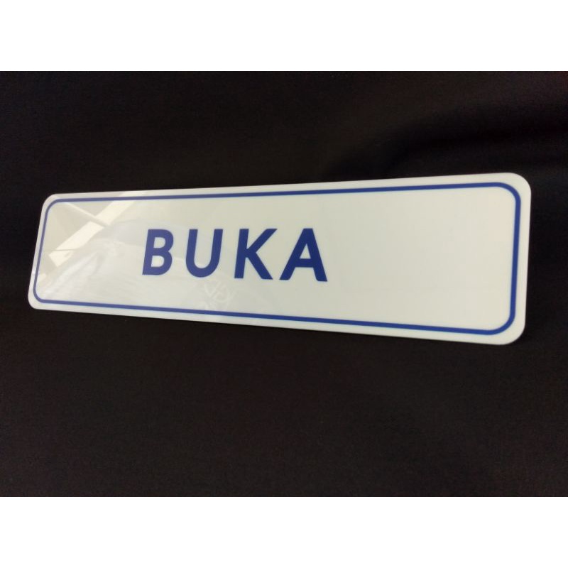 

SIGN BUKA ACRYLIC