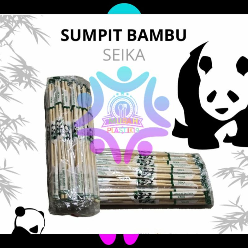 Sumpit Bambu 50 Pasang Seika 50Pasang