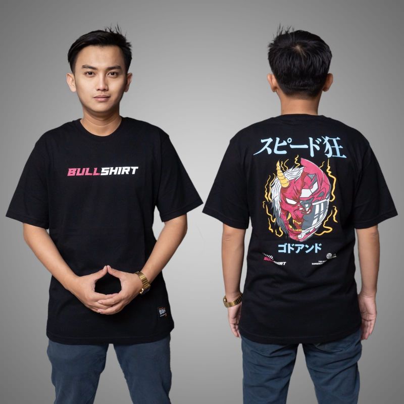 kaos Japan art bullshirt