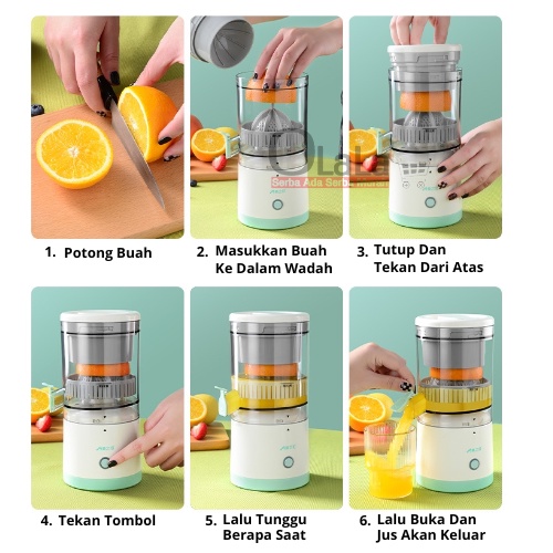 BLENDER JUICER PORTABLE USB / ALAT PEMERAS BUAH MULTIFUNGSI OLL-JUY68