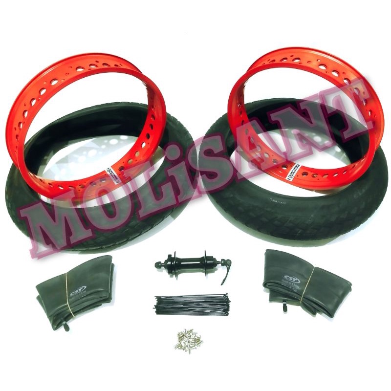 velg rim ban fatbike 20 x 4.0 set