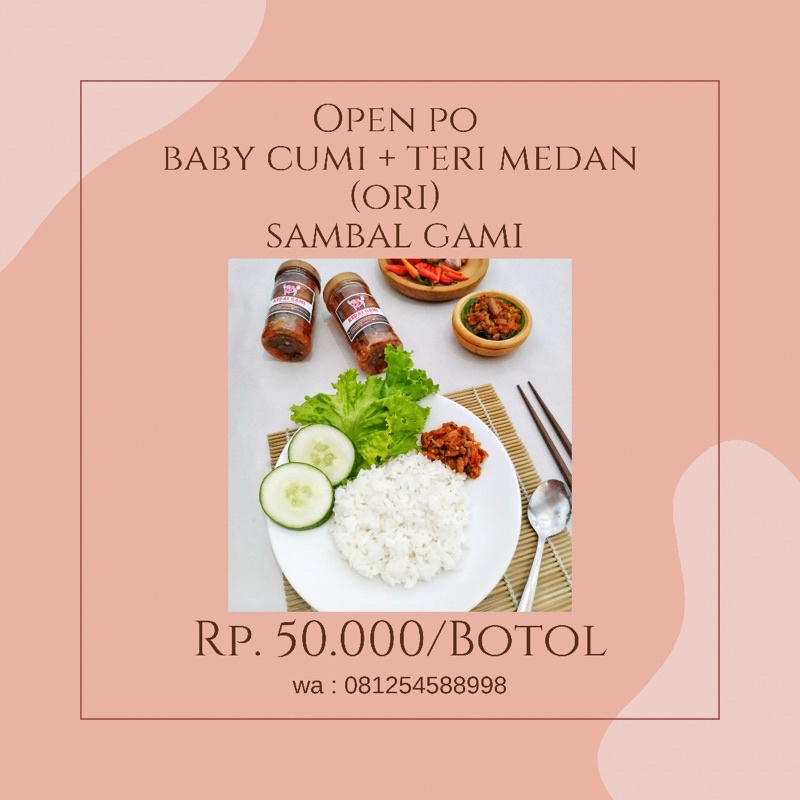 

Baby Cumi Sambal gami