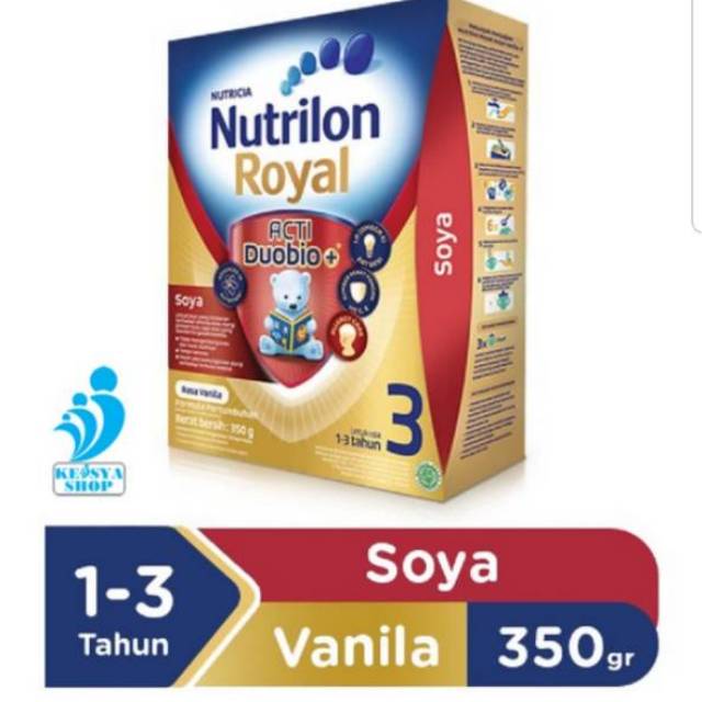 Nutrilon Royal Soya 3 Vanila Susu Formula 350gr