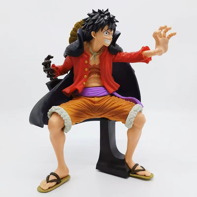 Action figure Monkey D Luffy One piece Glost Shirahoshi Marco Mainan figure Luffy