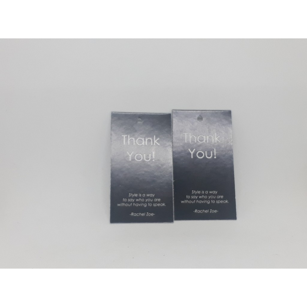 

Label/Hangtag Paket 500pcs untuk aneka ragam jenis produk Bebas Desain 6