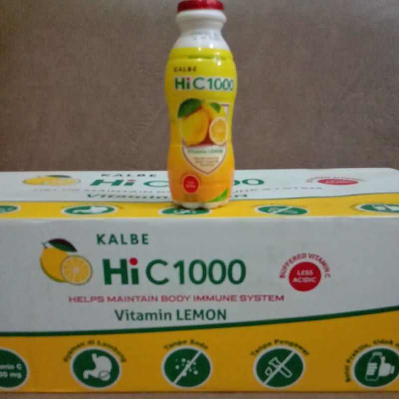 Hi C1000 Lemon 140ml/vitamin lemon kalbe Hi C1000