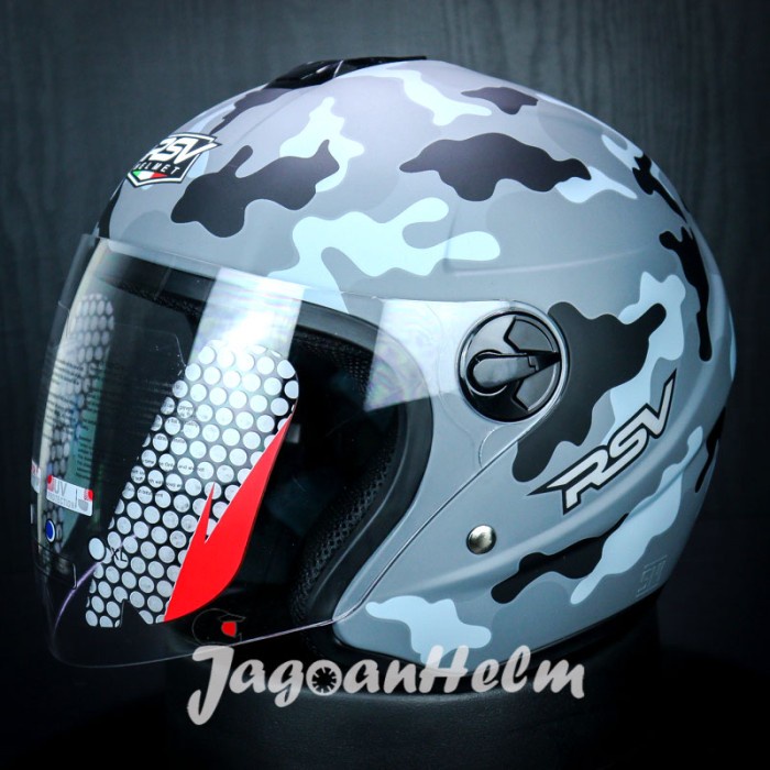 Rsv Helm Super Color Camo Grey With Pet Termurah