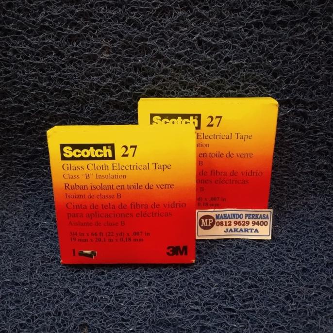 

[ varostore90 ] 3M Scotch 27 isolasi kain tahan panas 3/4