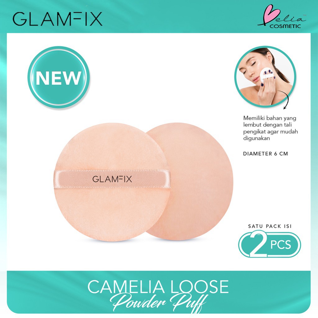 ❤ BELIA ❤ Glam Fix Puff Camelia | Fix Summer Pocket Professional Powder Sponge Glamfix Y.O.U Makeups