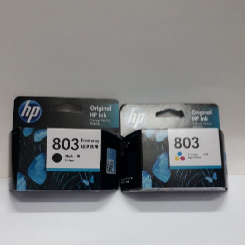 Tinta HP 803 black dan HP 803 Color Original 1 set