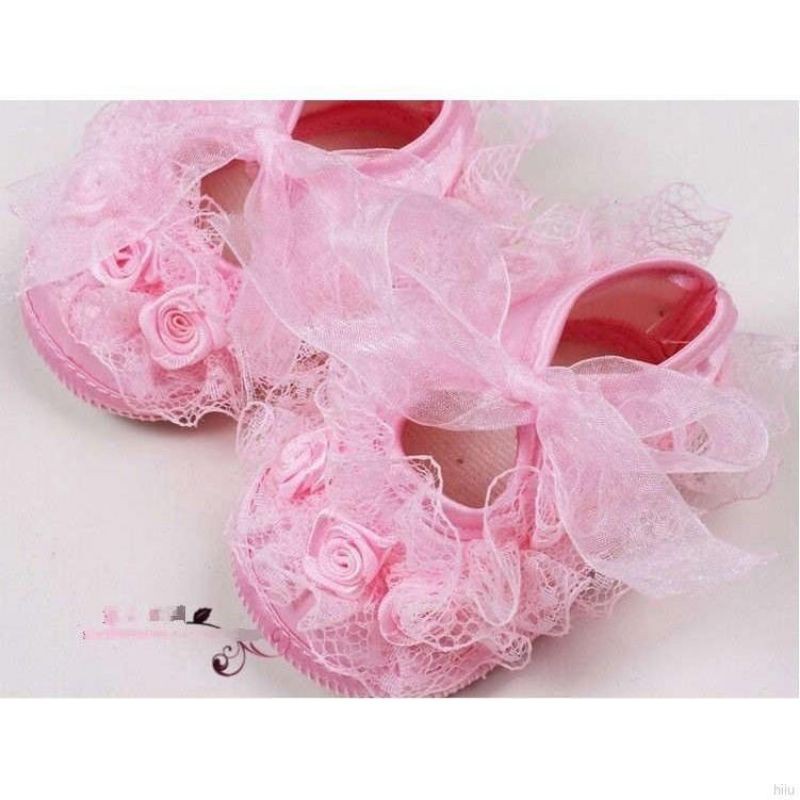 Sepatu Renda Bayi anak | Prewalker renda bayi anak | Softhoes Bayi sepatu kain murah