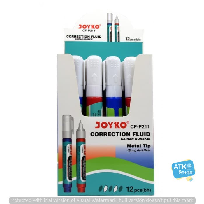 

Tip Ex Cair Joyko Correction Fluid CFP-211 (Metal Grip) Grosir Murah