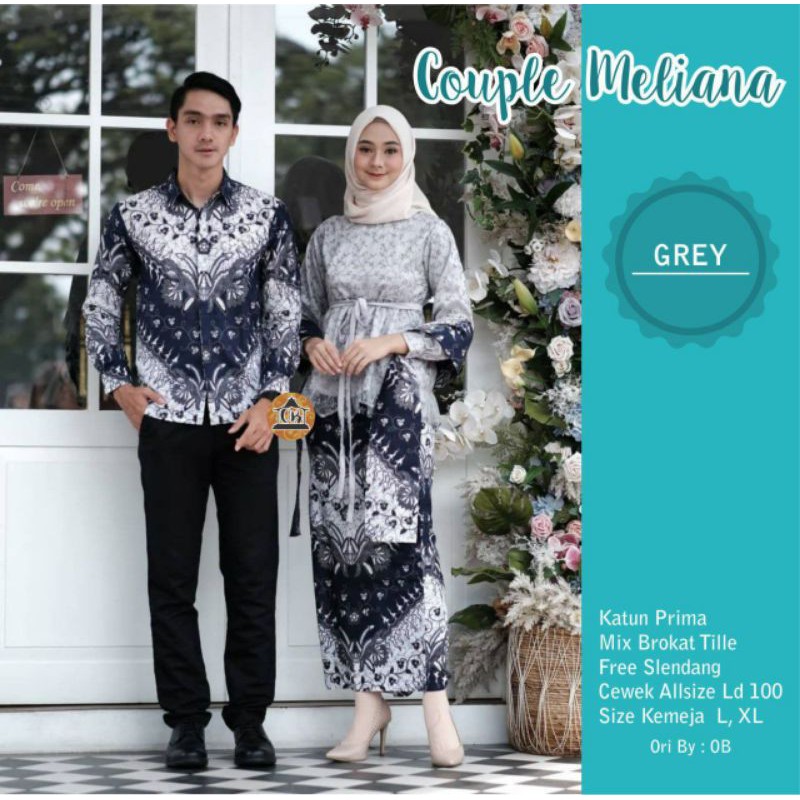 Batik Daca - Sania Ruffle Batik Couple Meliana Jowi Dnt Garansi Termurah Shopee - Batik Modern