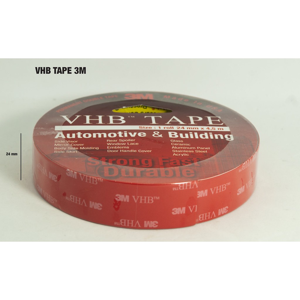 

DOUBLE TAPE BUSA / FOAM VHB TAPE 3M 24 MM X 4,5 M