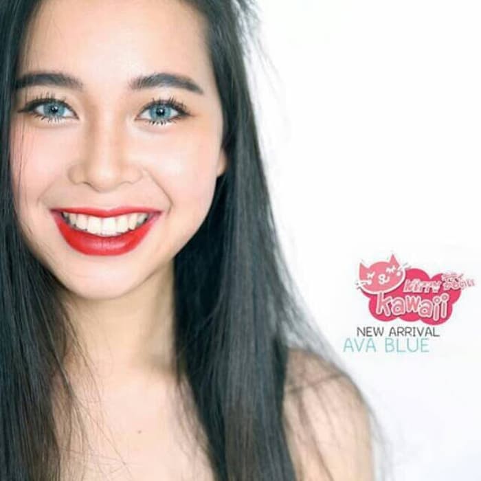 Softlens Kitty Kawaii Mini Ava Blue