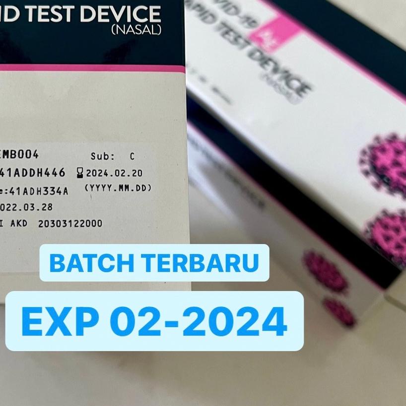NEW Abbott Antigen Nasal Swab Ecer Satuan 1set box Bioquick Panbio