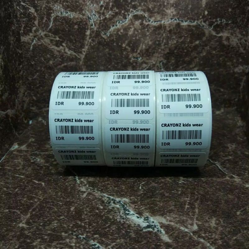 1000 Pcs Label Thermal 3x2cm - Label Thermal 3x2 - Stiker Thermal 3x2 - Sticker thermal 3x2 XPrinter